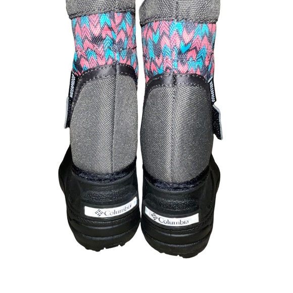 Columbia Waterproof Snow Boots Toddler Girls Size 5 New With Tags Back And Pink - Picture 3 of 4